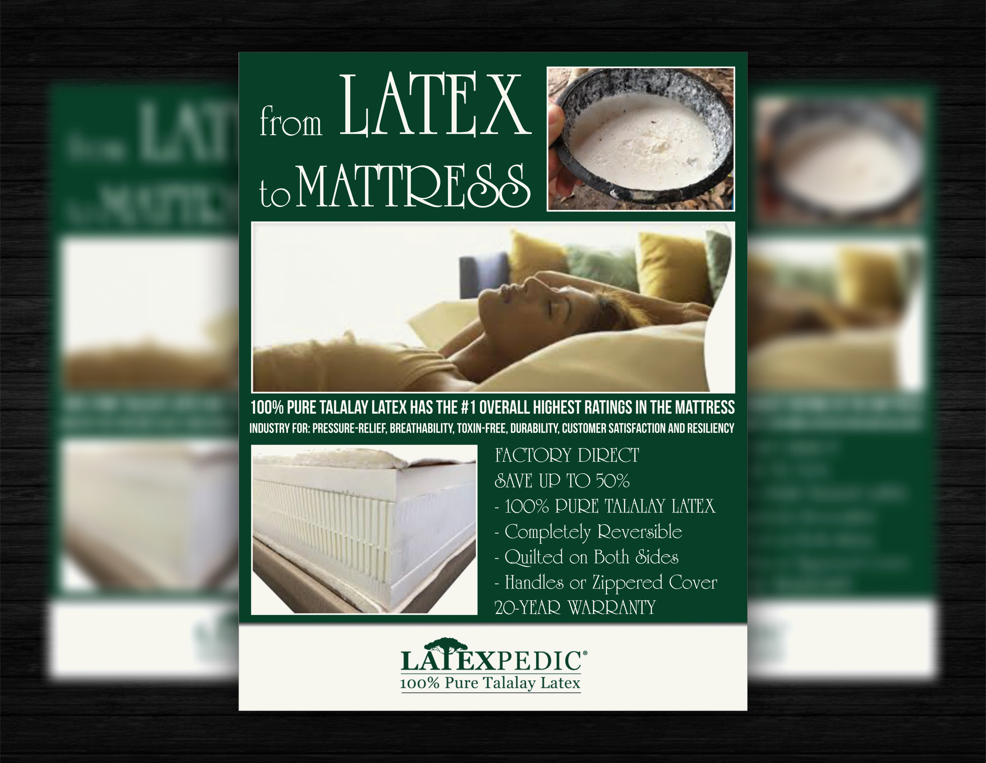 Los Angeles from latex to mattress